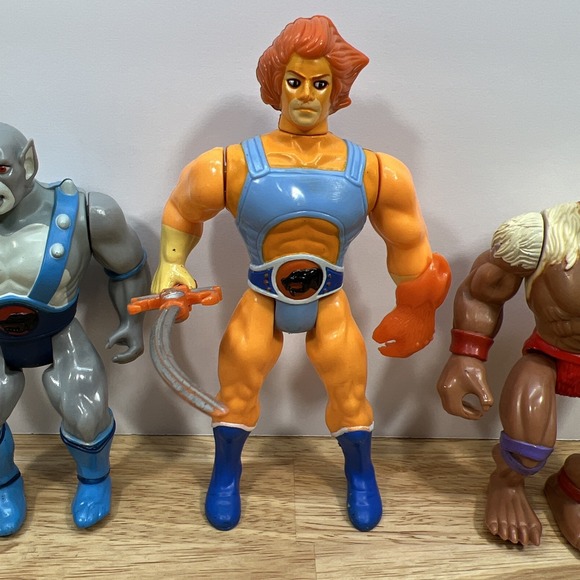 VTG 1985 Thundercats Lion-o Panthro Monkian Mutant Lot Of 3 T. Wolf LJN Toys INC - Picture 3 of 11